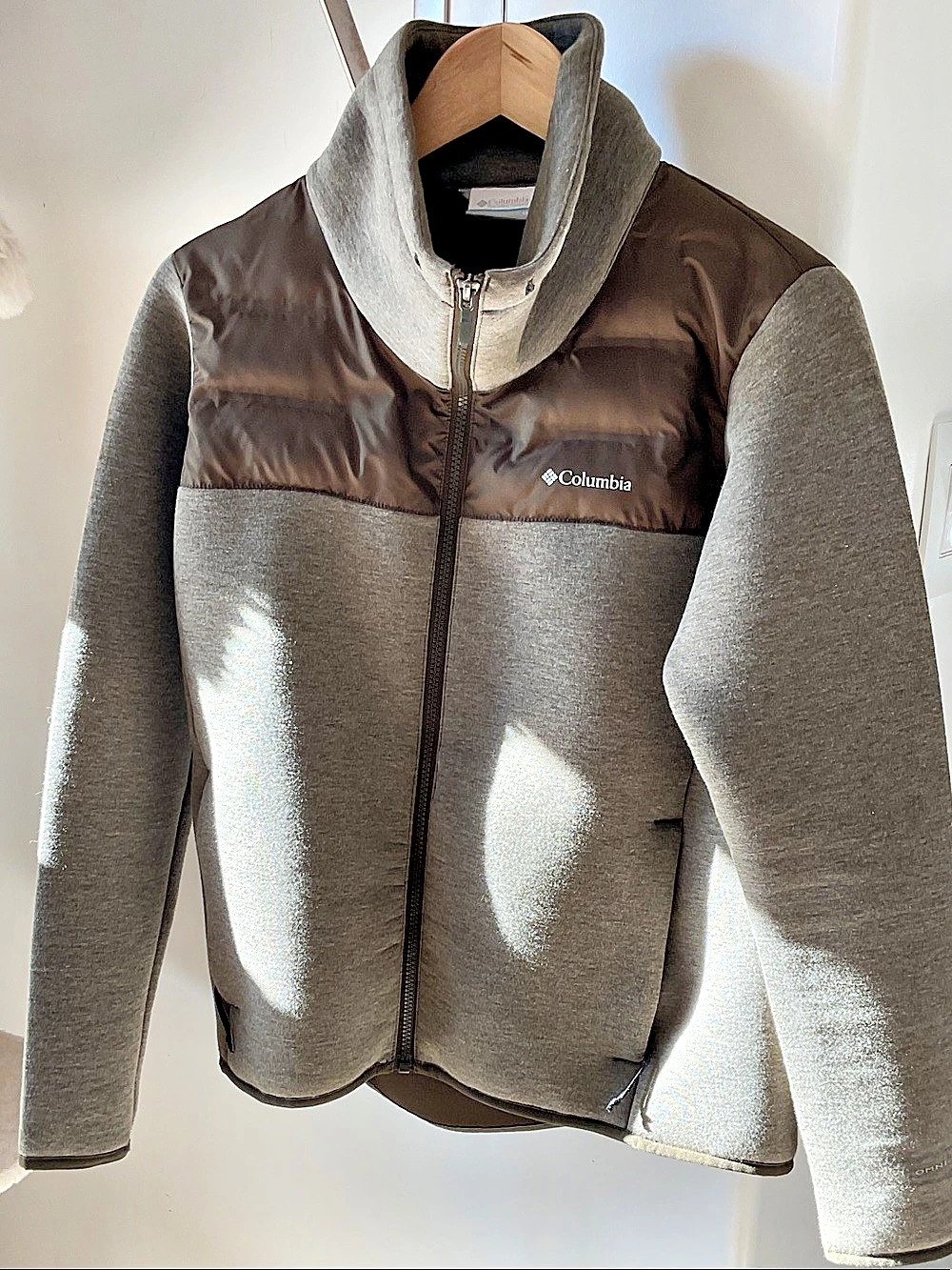 Columbia Color Block Fleece Jacket Size Medium